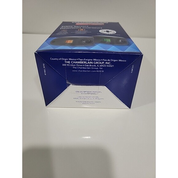 OEM ChamberlaIn 820CB Garage Safety Sensors - Factory Sealed - Black B12 - Picture 6 of 6
